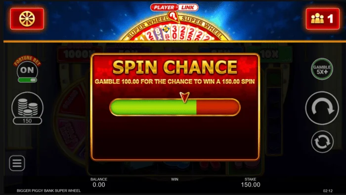 Bigger Piggy Bank Super Wheel スピンチャンス